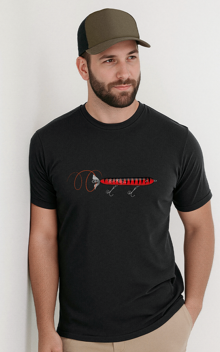 Camiseta de Pesca Brk Fishing Isca Artificial Realista com Algodão Premium - Brk Fishing