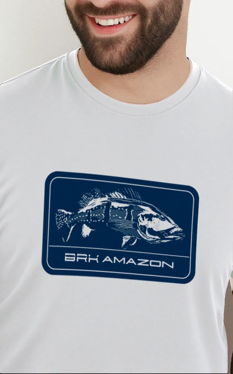 Camiseta Básica de Algodão Brk Clean Tucunaré