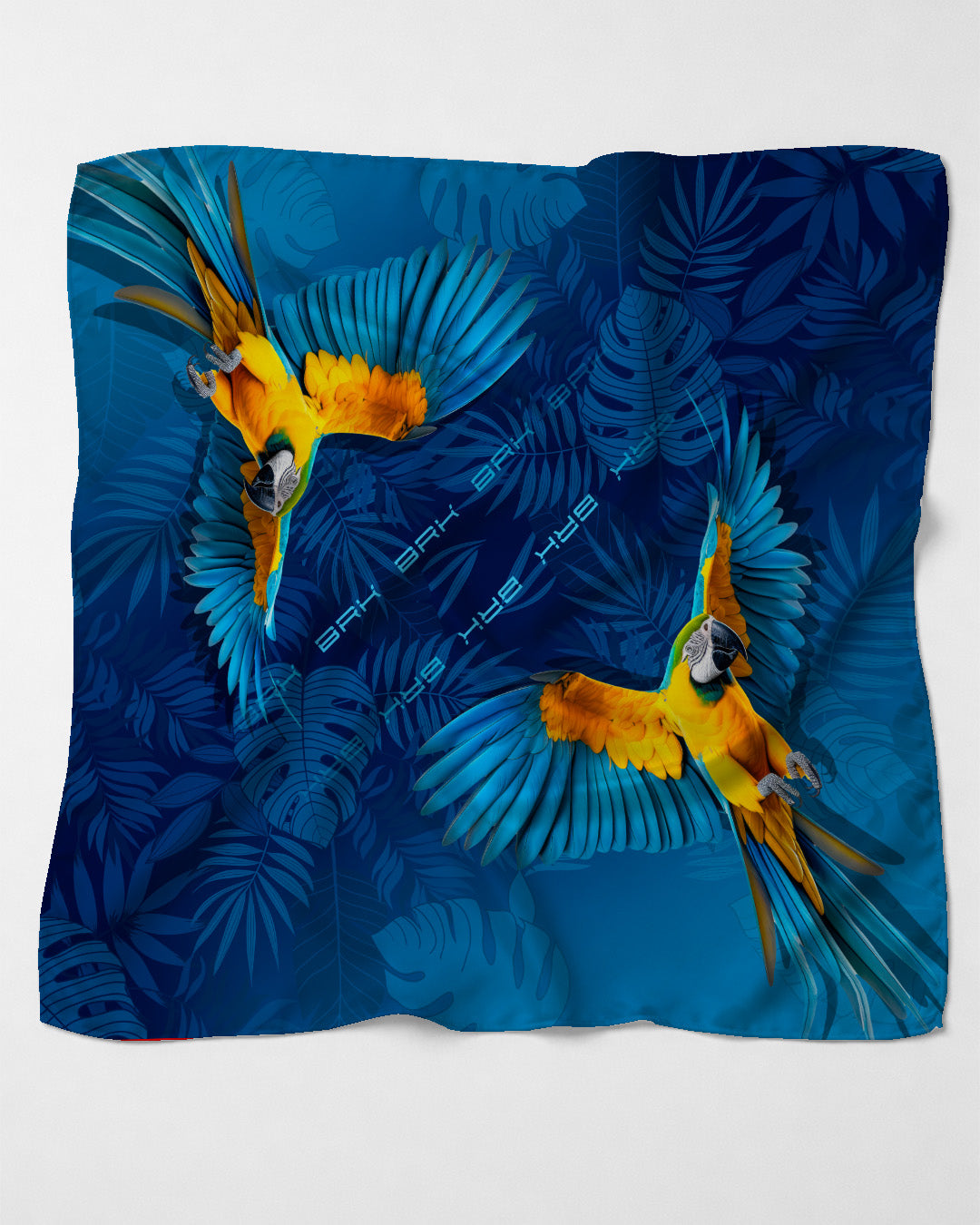 Lenco Estampado com Proteção Uv50+ Brk - Modelo:arara Azul - Tamanho: UNICO