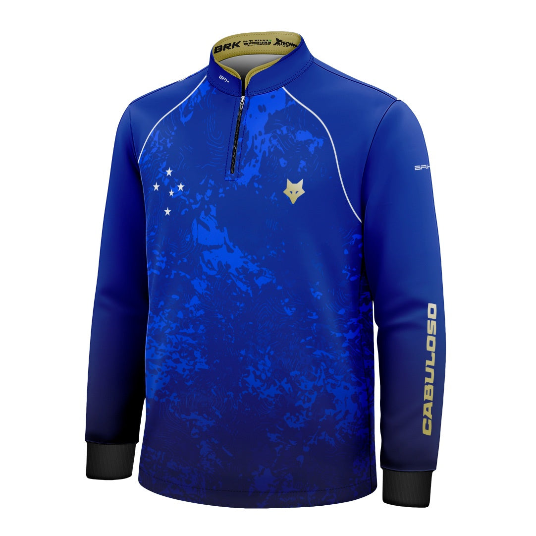 Camisa de Pesca Infantil Brk Cruzeiro com Proteção UV50+ Brk Fishing