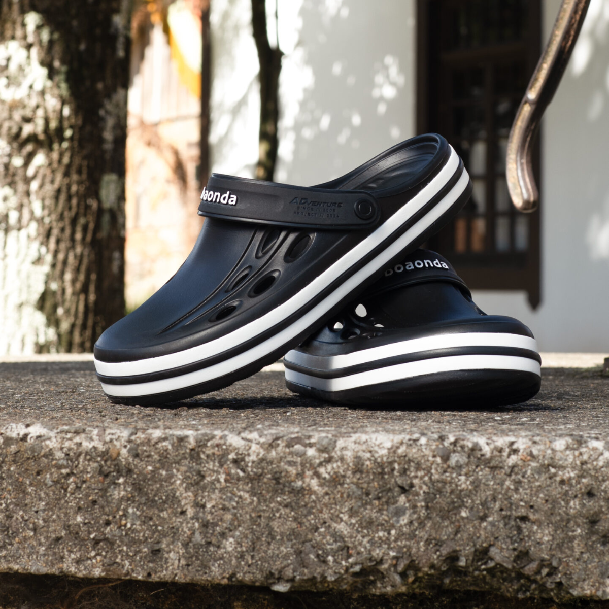 Sandália Antiderrapante para Pesca Boaonda Star Confortavel - Preta - Brk Fishing