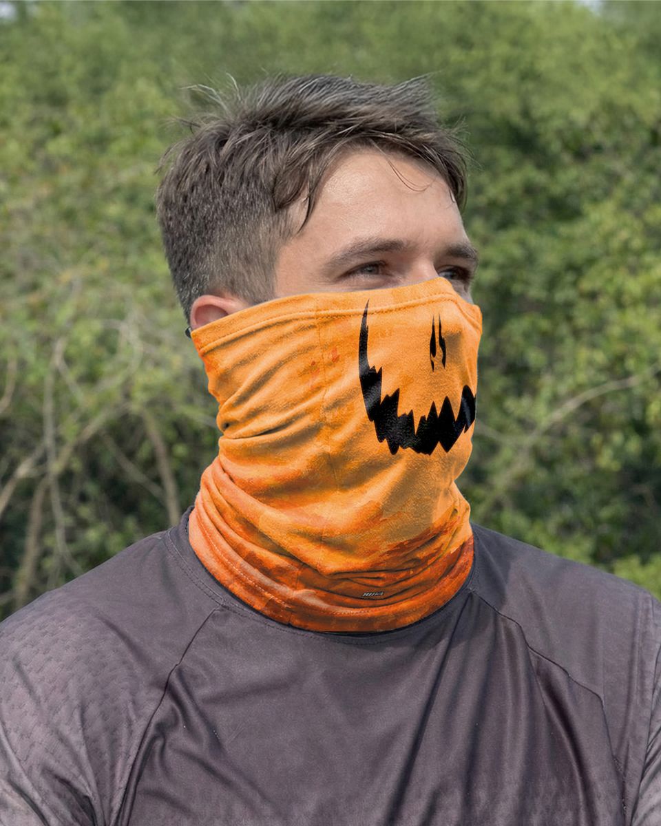 Bandana Tubeneck Brk UV50 Abóbora Coleção Halloween