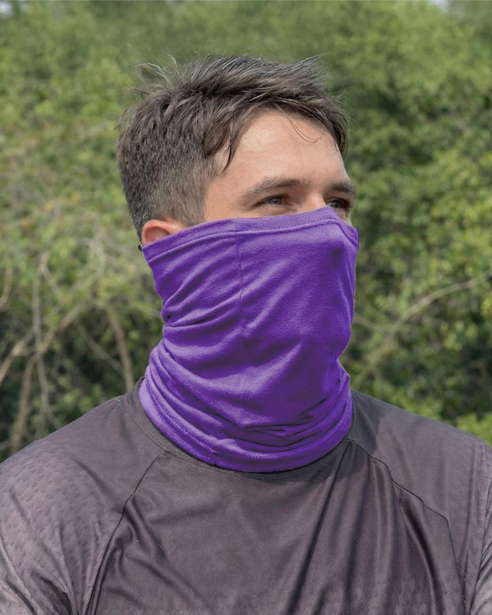Bandana Balaclava Tubeneck Brk Roxo Mosaico com Proteção UV50+