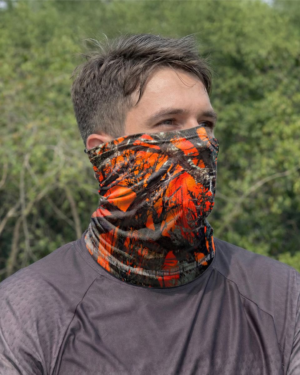 Bandana Balaclava Tubeneck Brk Real Tree Orange T210