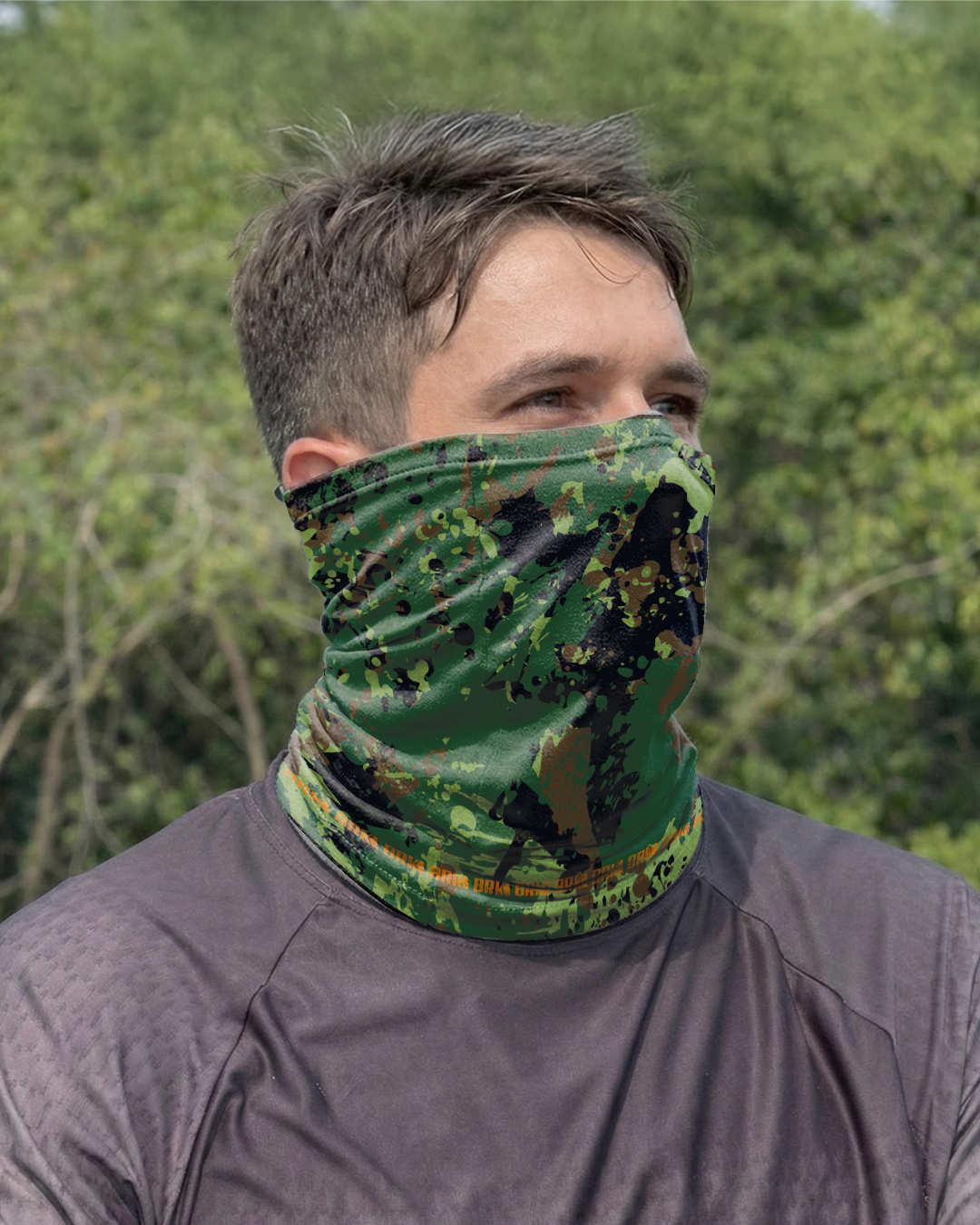 Bandana Balaclava Tubeneck Brk Multifuncional Camuflado com Proteção UV50+
