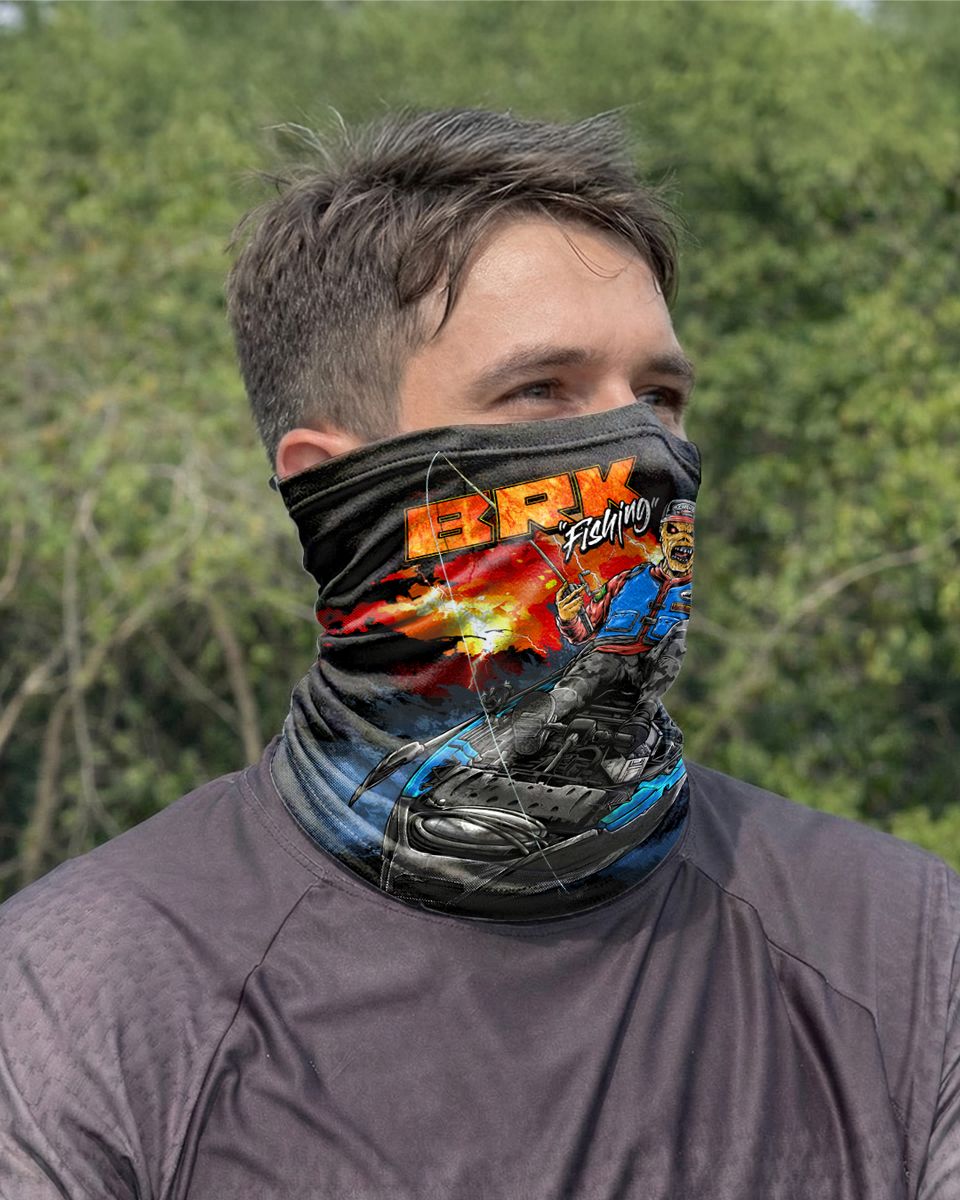 Bandana Balaclava Tubeneck Brk Caiaqueiro do Rock com UV50+