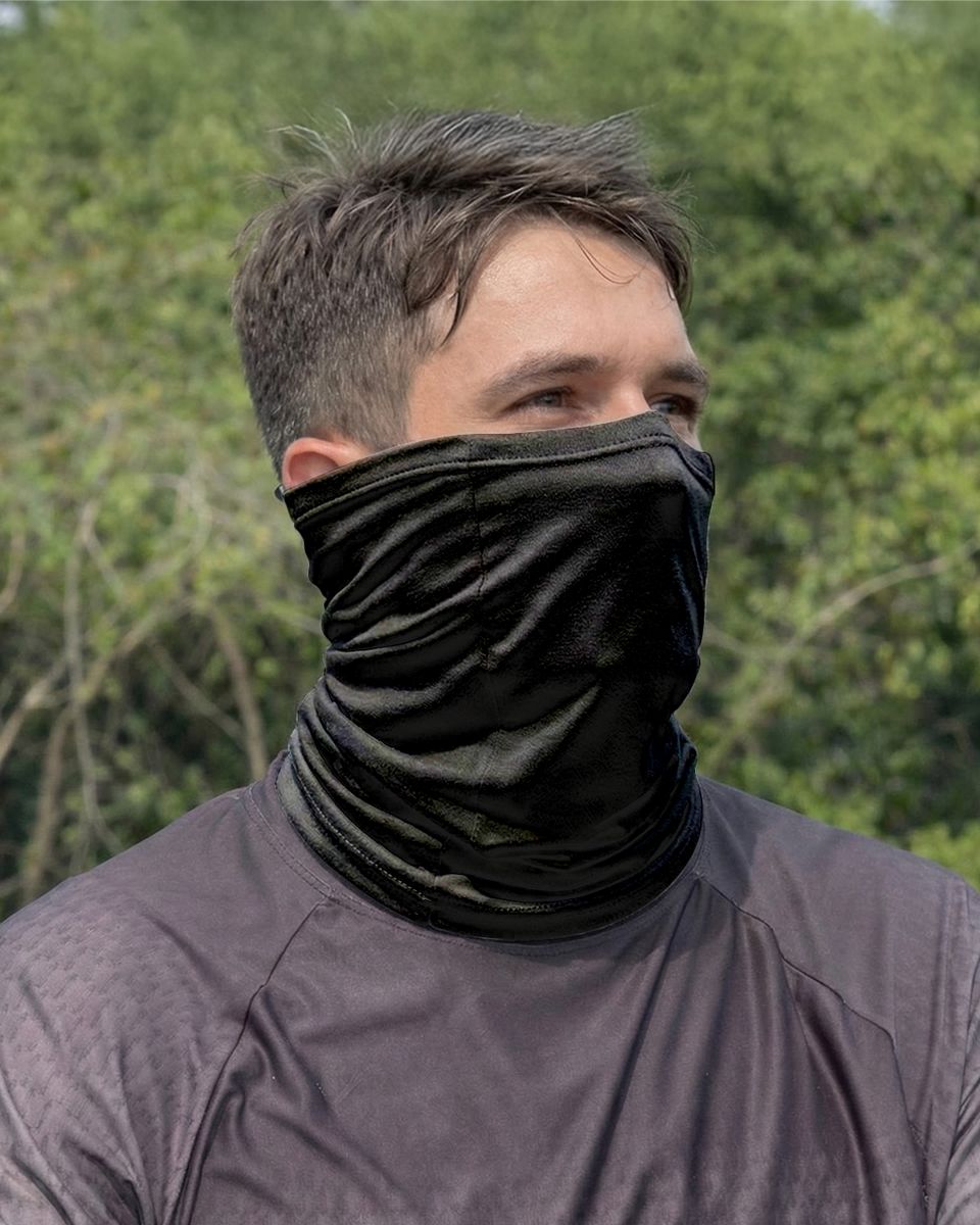 Bandana Tubeneck Brk UV50 Preto Liso Coleção Lisas Básicas