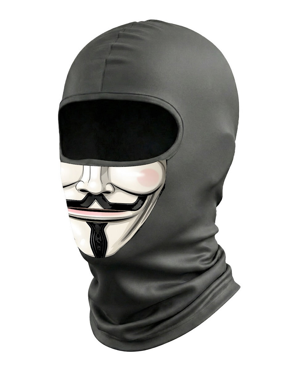 Bandana Balaclava Brk Guy Fawkes Anônimo com Proteção UV50+