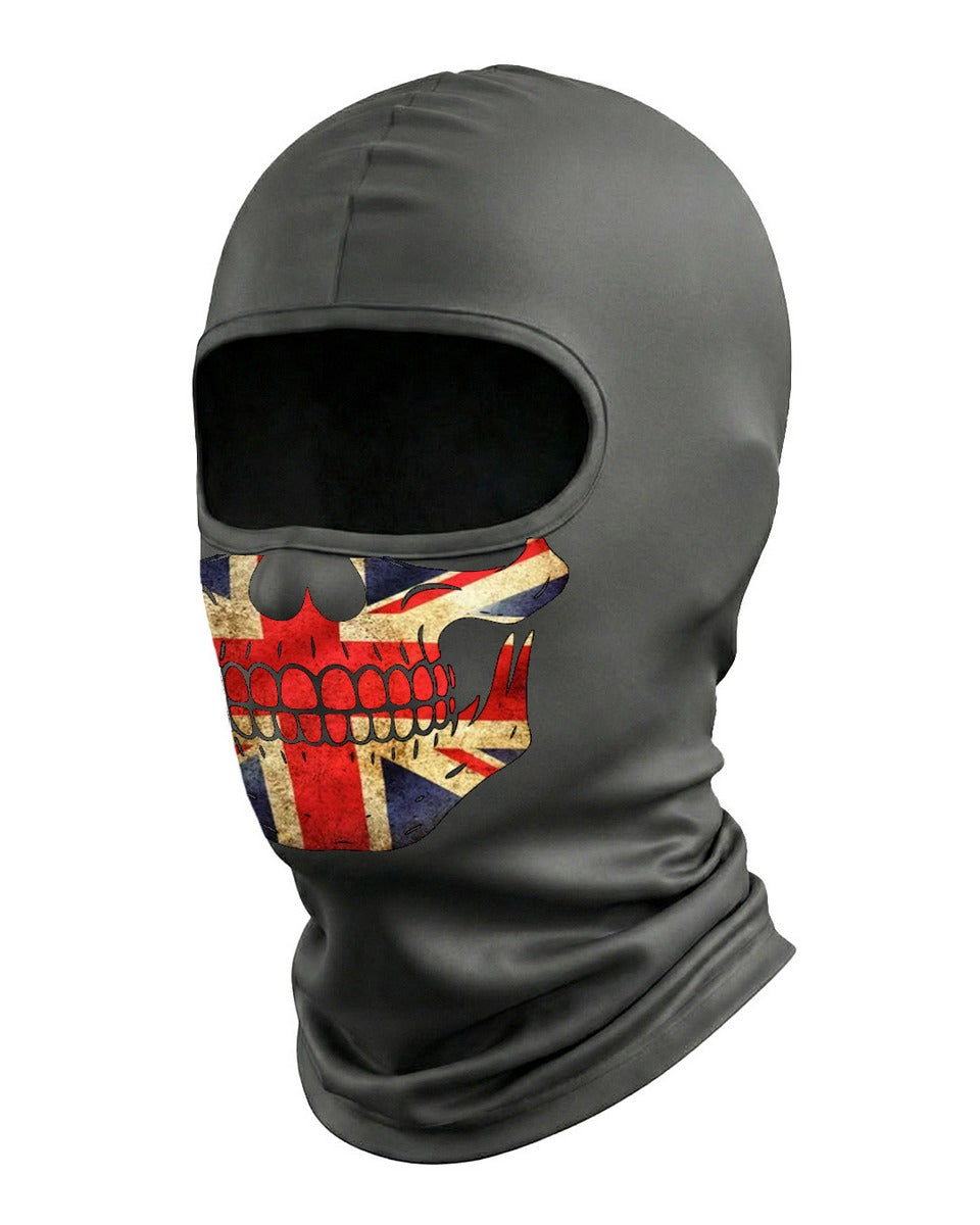 Bandana Balaclava Brk Caveira Britânica com Proteção UV50+