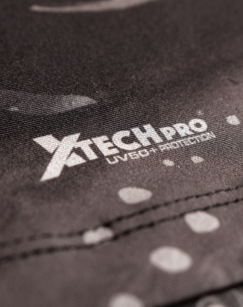 Camisa FusionX Brk Galaxy Cinza com Capuz e Proteção UV50+ - Brk Fishing