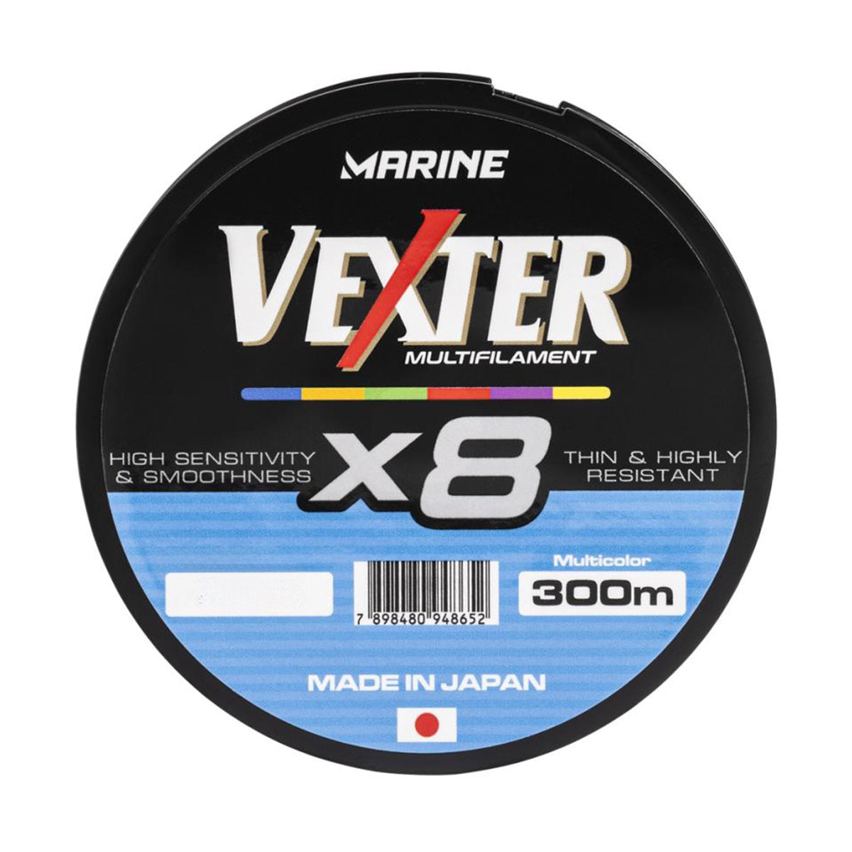 Linha Vexter X8 Multicolor 300m - Marine Sports - Brk Fishing