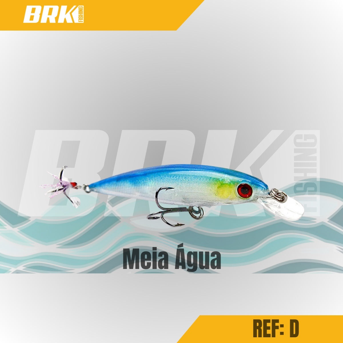Isca Artificial Deyu Minnow Floating - 9cm 8g