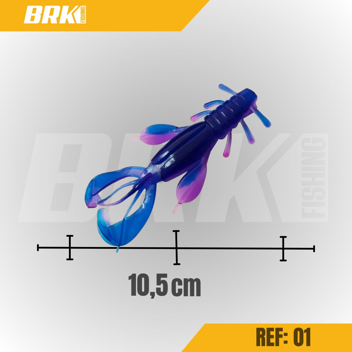 Isca Artificial Soft Albatroz Criatura AF (10,5cm) 5 Und
