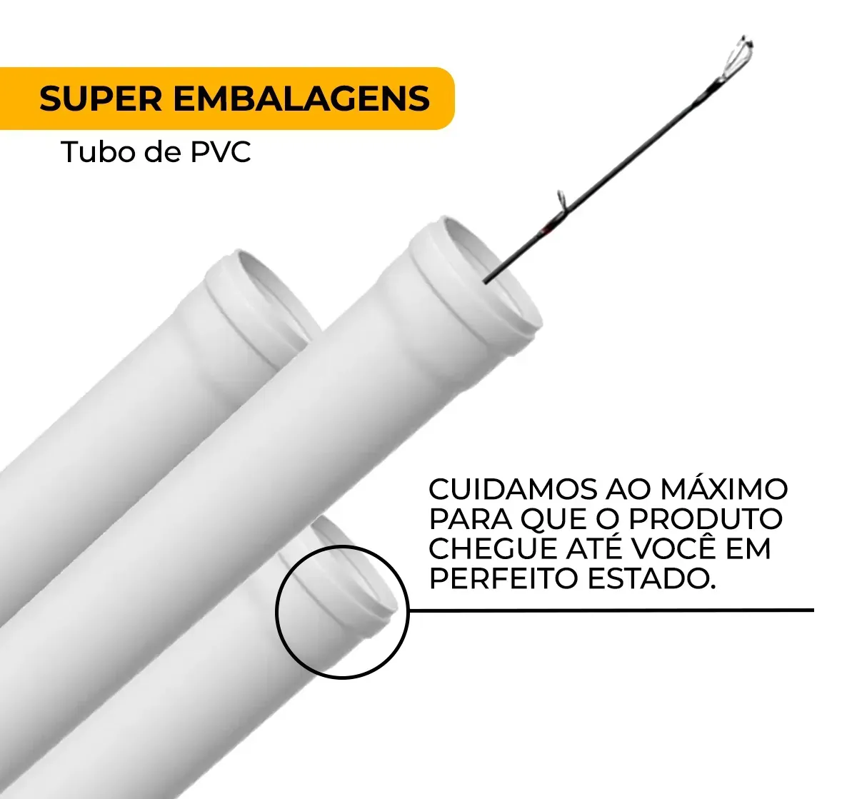 Vara Deyu Série D1 30lbs 1,80m - Molinete (2 Partes)