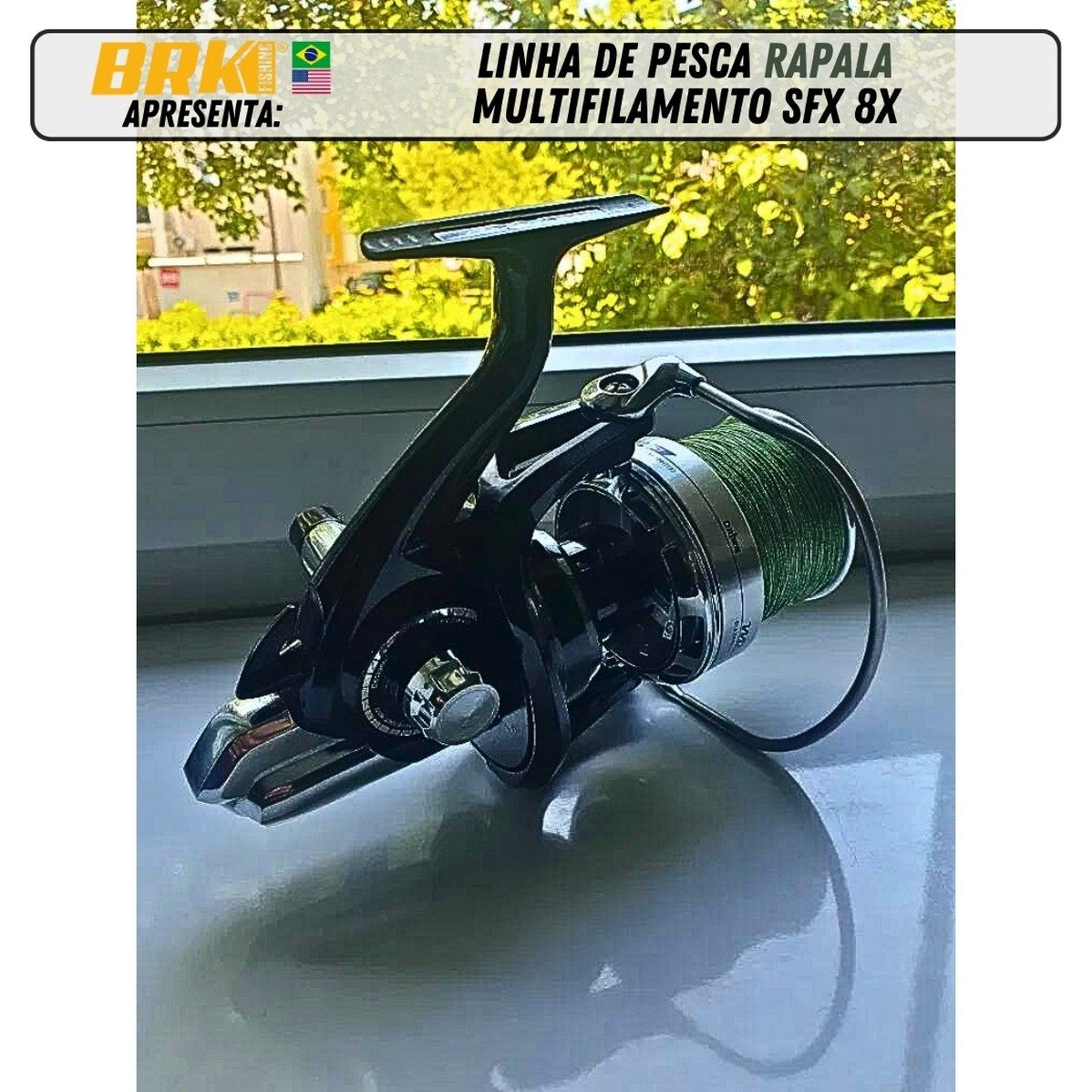 Linha de Pesca Rapala Multifilamento SFX 8X - Brk Fishing