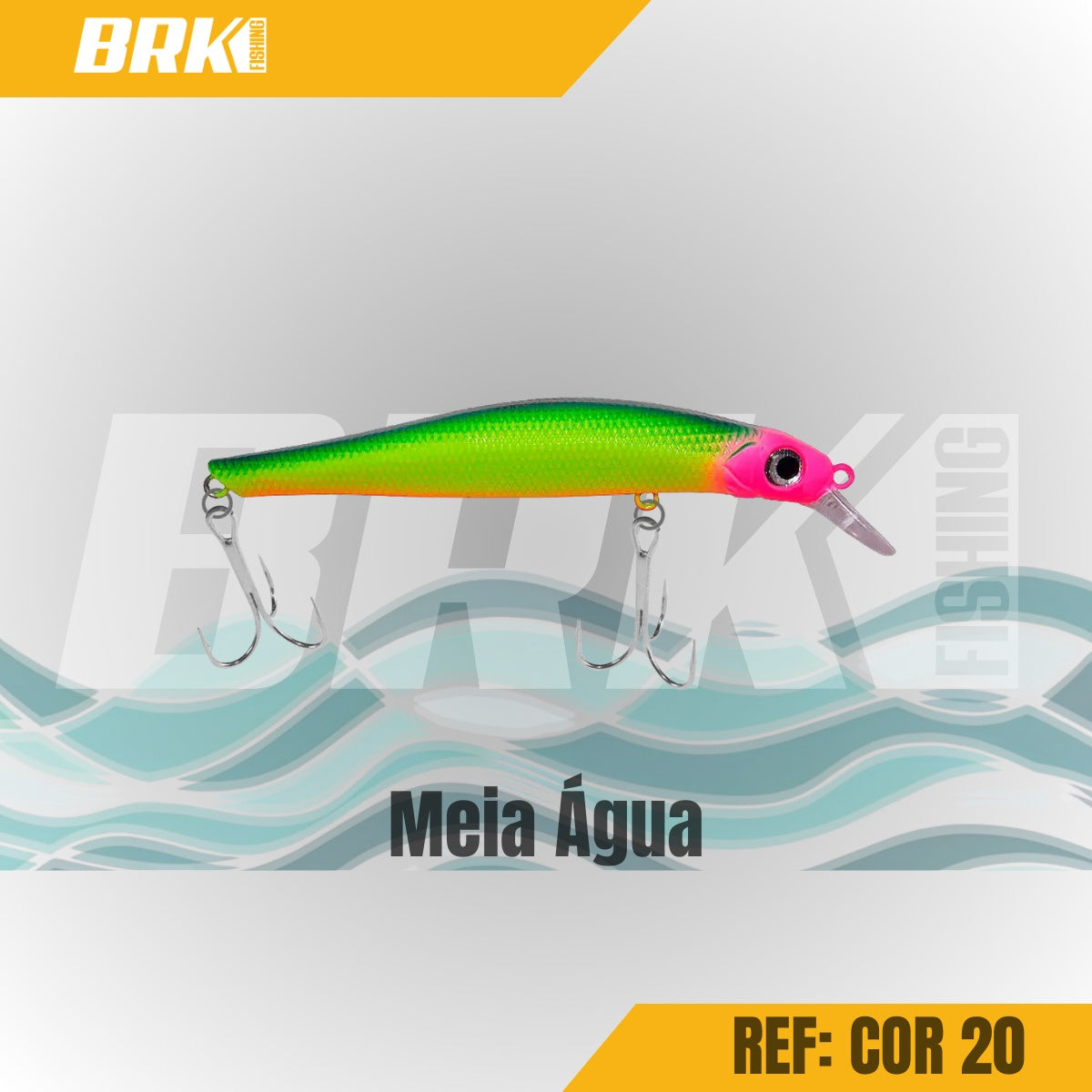 Isca Artificial Moriah Ariranha 105 Superfície - Brk Fishing