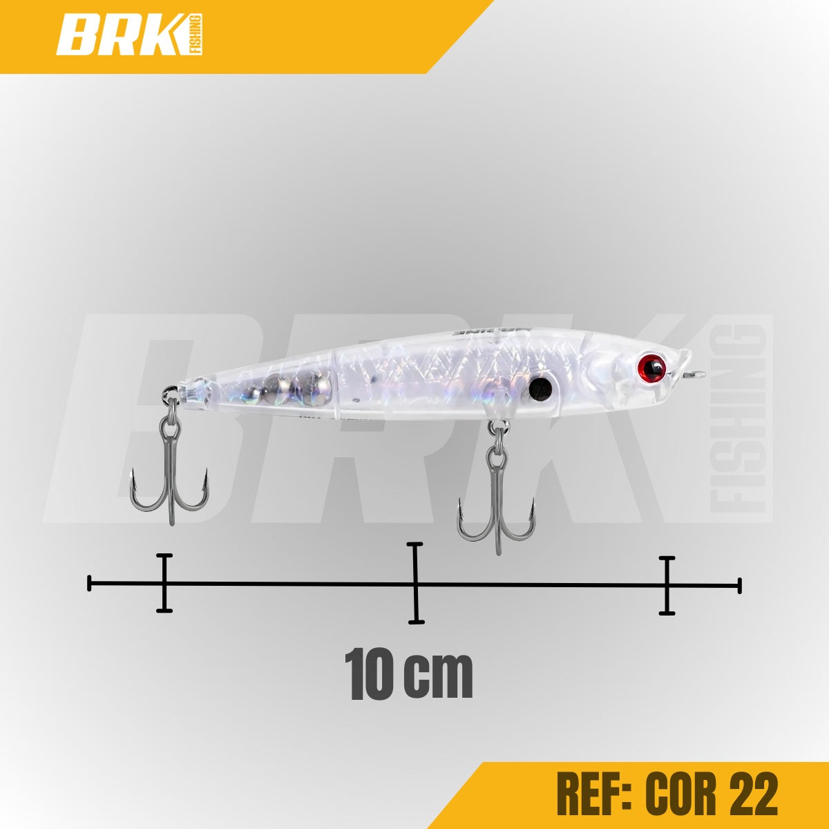 Isca Artificial Marine Sports Animal 100 Superfície - Brk Fishing
