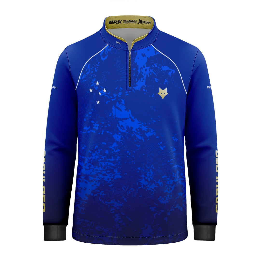 Camisa de Pesca Infantil Brk Cruzeiro com Proteção UV50+ Brk Fishing