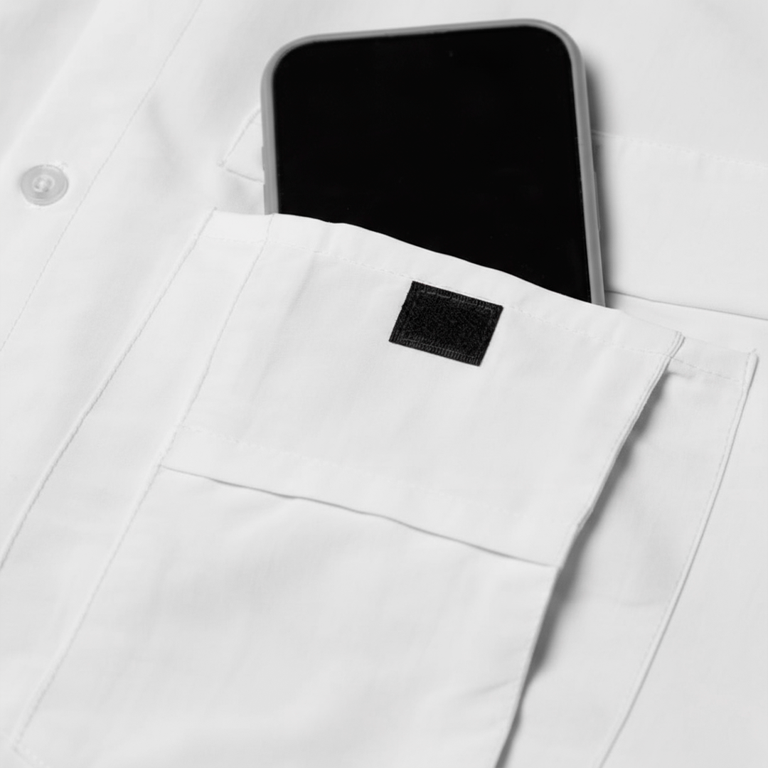 Camisa de Botão Brk Branca com Proteção UV50+ - Brk Fishing