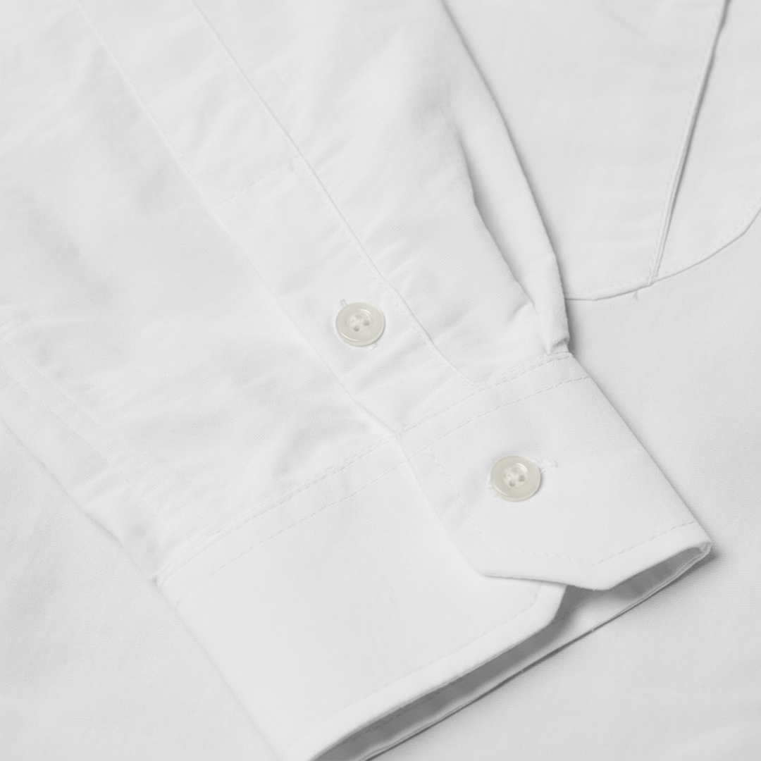 Camisa de Botão Brk Branca com Proteção UV50+ - Brk Fishing