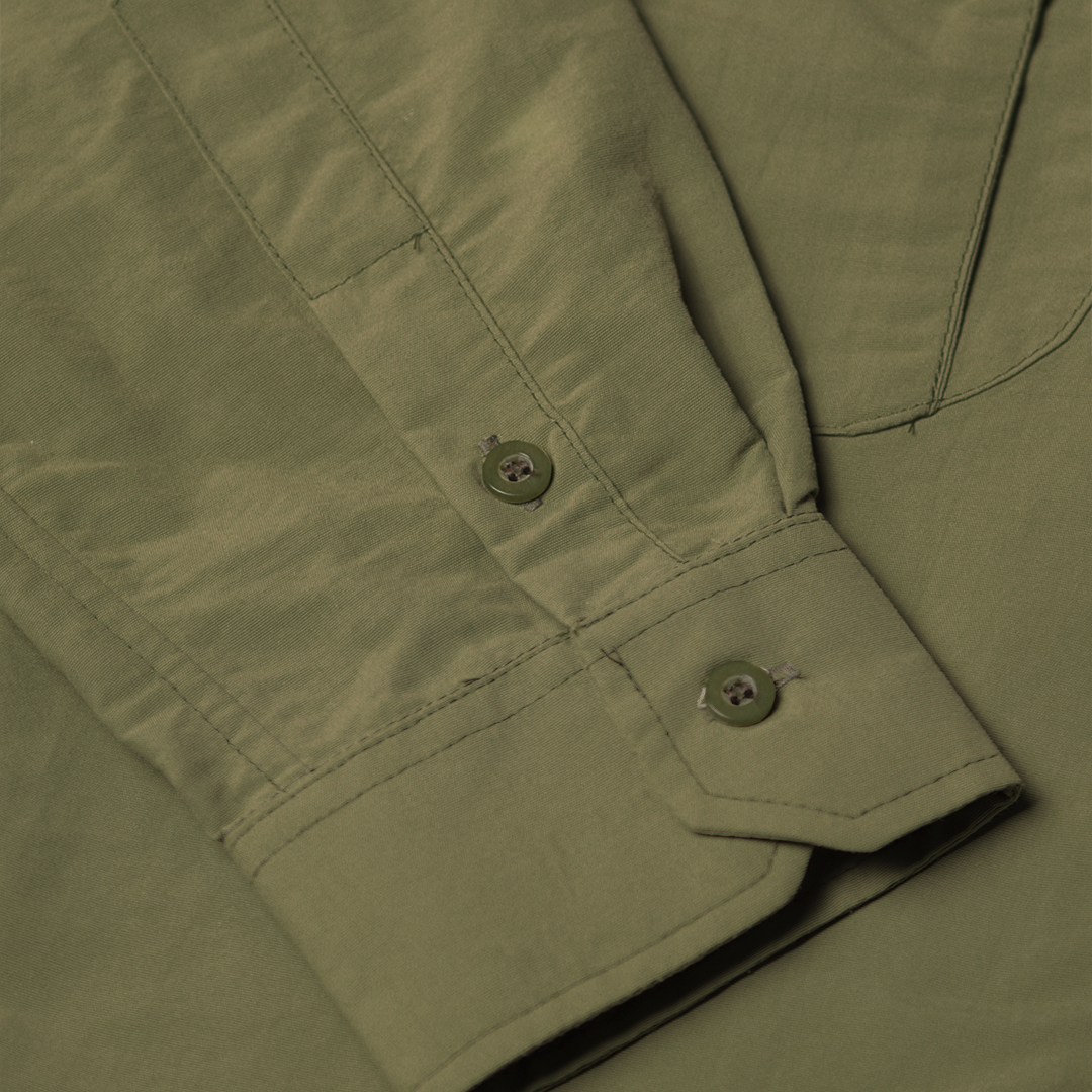 Camisa de Botão Brk Caqui com Proteção UV50+ - Brk Fishing