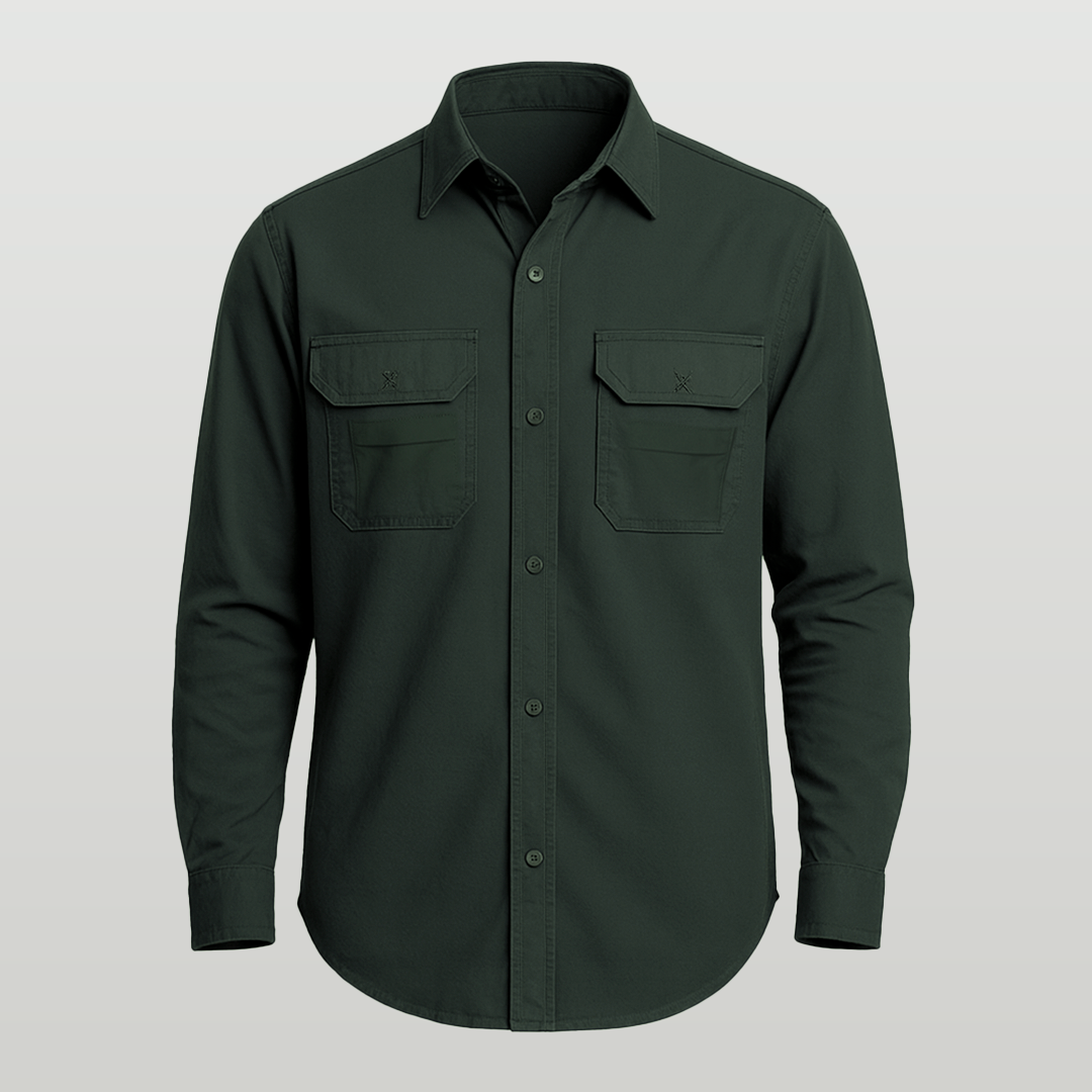 Camisa de Botão Brk Chumbo com Proteção UV50+ - Brk Fishing