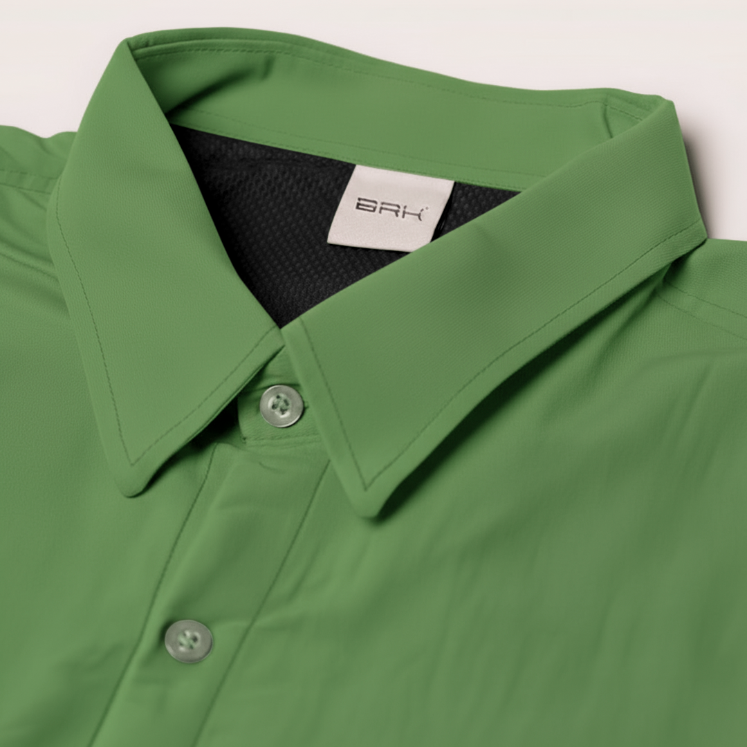Camisa de Botão Brk Verde Aventura com Proteção UV50+ - Brk Fishing