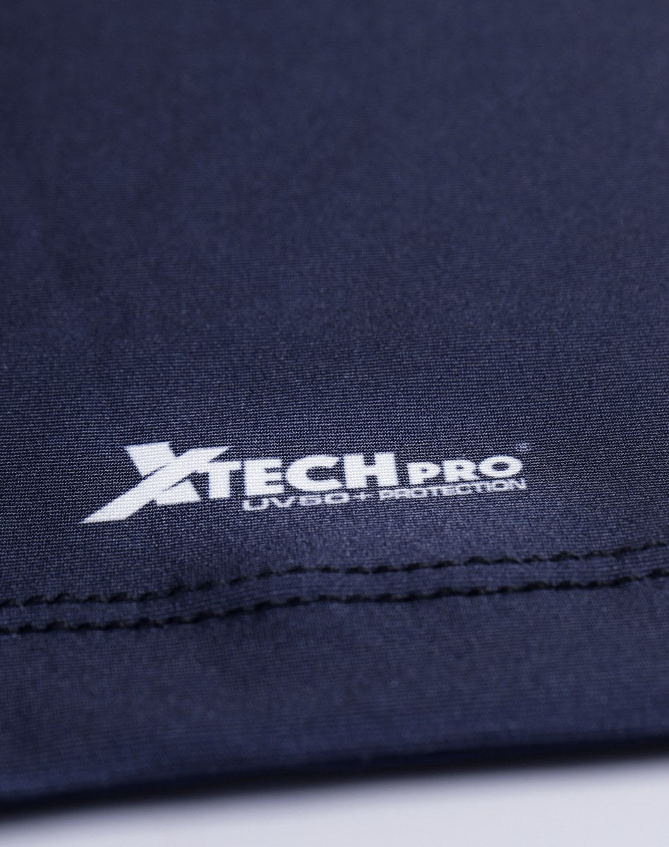 Camisa FusionX Brk Deep Camuflada Branco Azul com Capuz e Proteção UV50+ - Brk Fishing