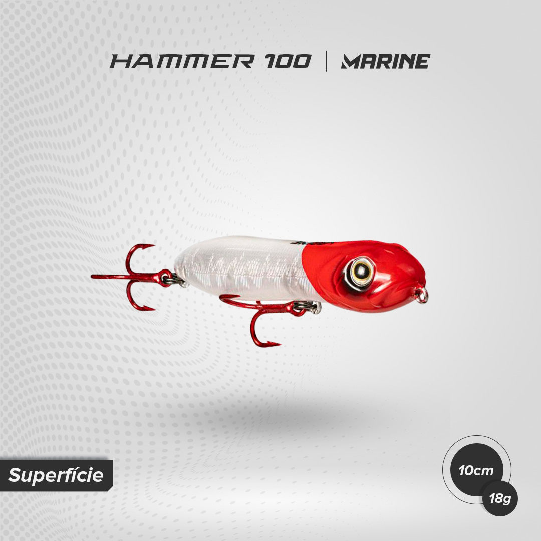 Isca Artificial Marine Sports Hammer 100 Superfície - Brk Fishing