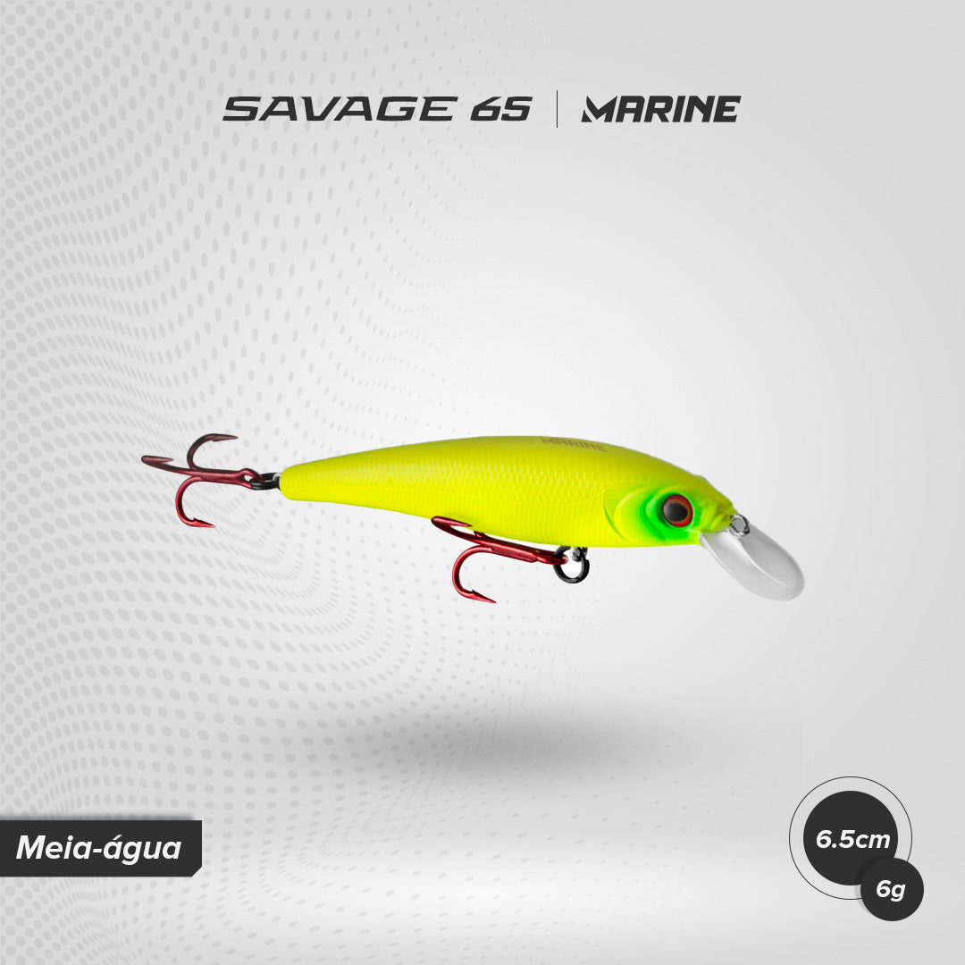 Isca Artificial Marine Sports Savage 65 Meia-Água - Brk Fishing