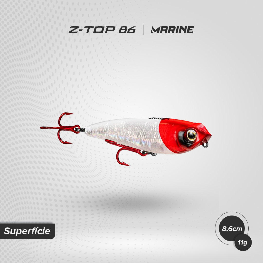 Isca Artificial Marine Sports Z-Top 86 Superfície - Brk Fishing