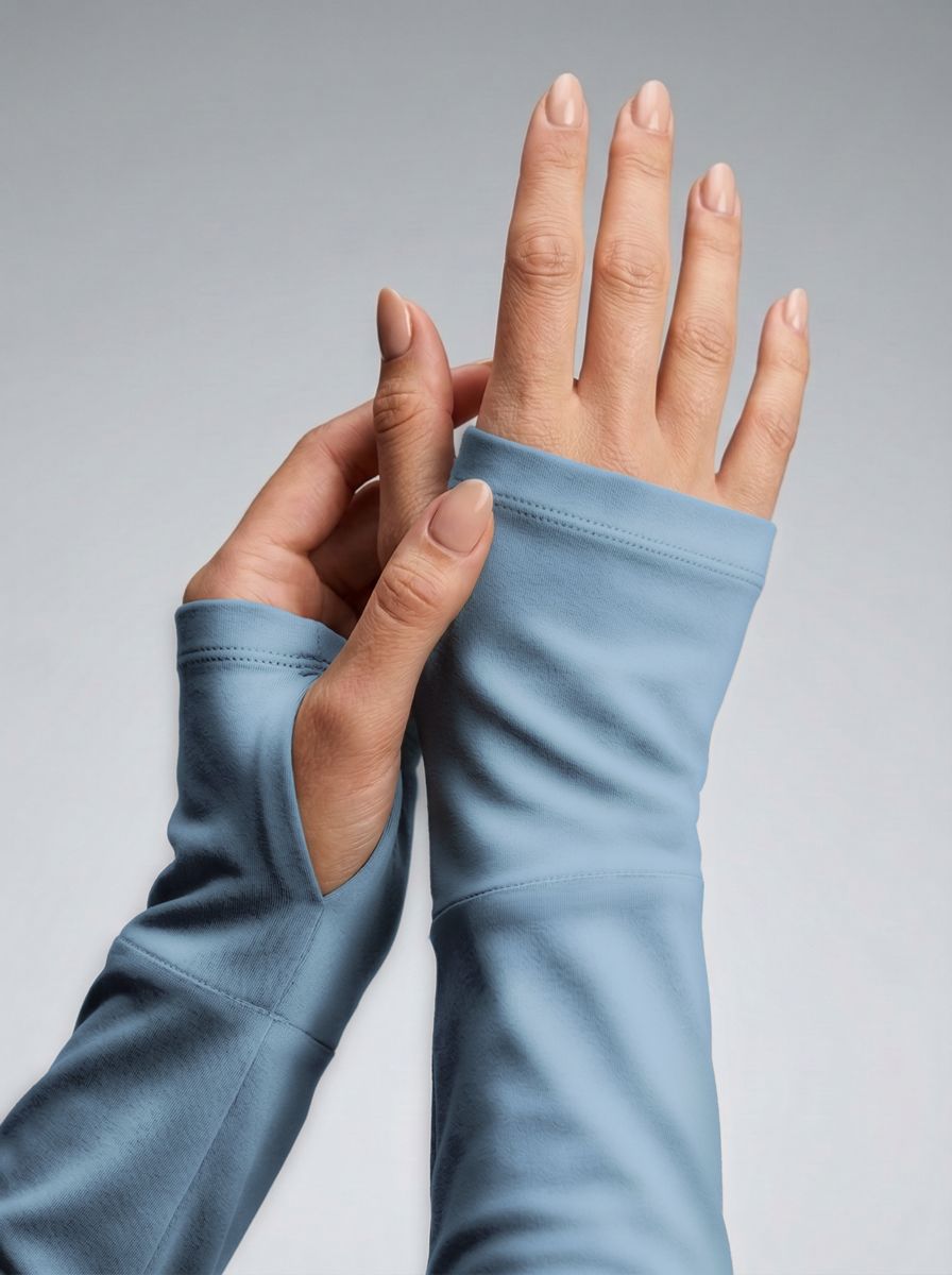 Camisa ArmorX Feminina Brk Fishing Azul Claro Lisa com Proteção Solar UV50+