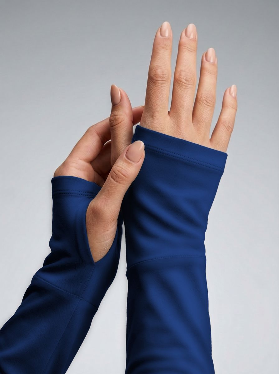 Camisa ArmorX Feminina Brk Fishing Azul Marinho Lisa com Proteção Solar UV50+