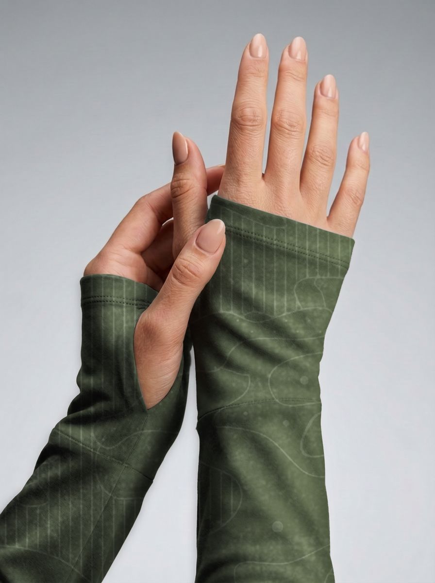 Camisa ArmorX Feminina Brk Fishing Verde Militar Camuflada com Proteção Solar UV50+