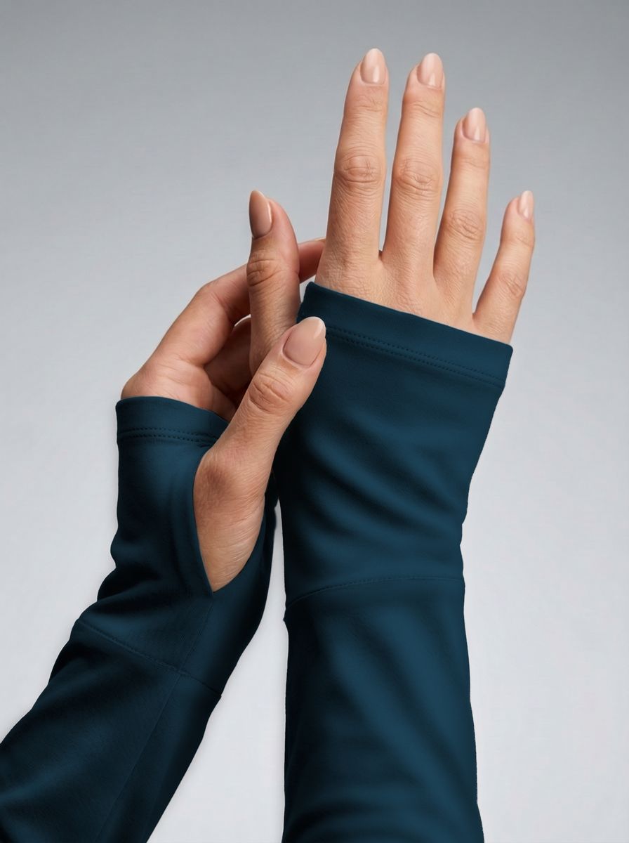 Camisa ArmorX Feminina Brk Fishing Degradê Azul Claro e Verde Petróleo com Proteção UV50+