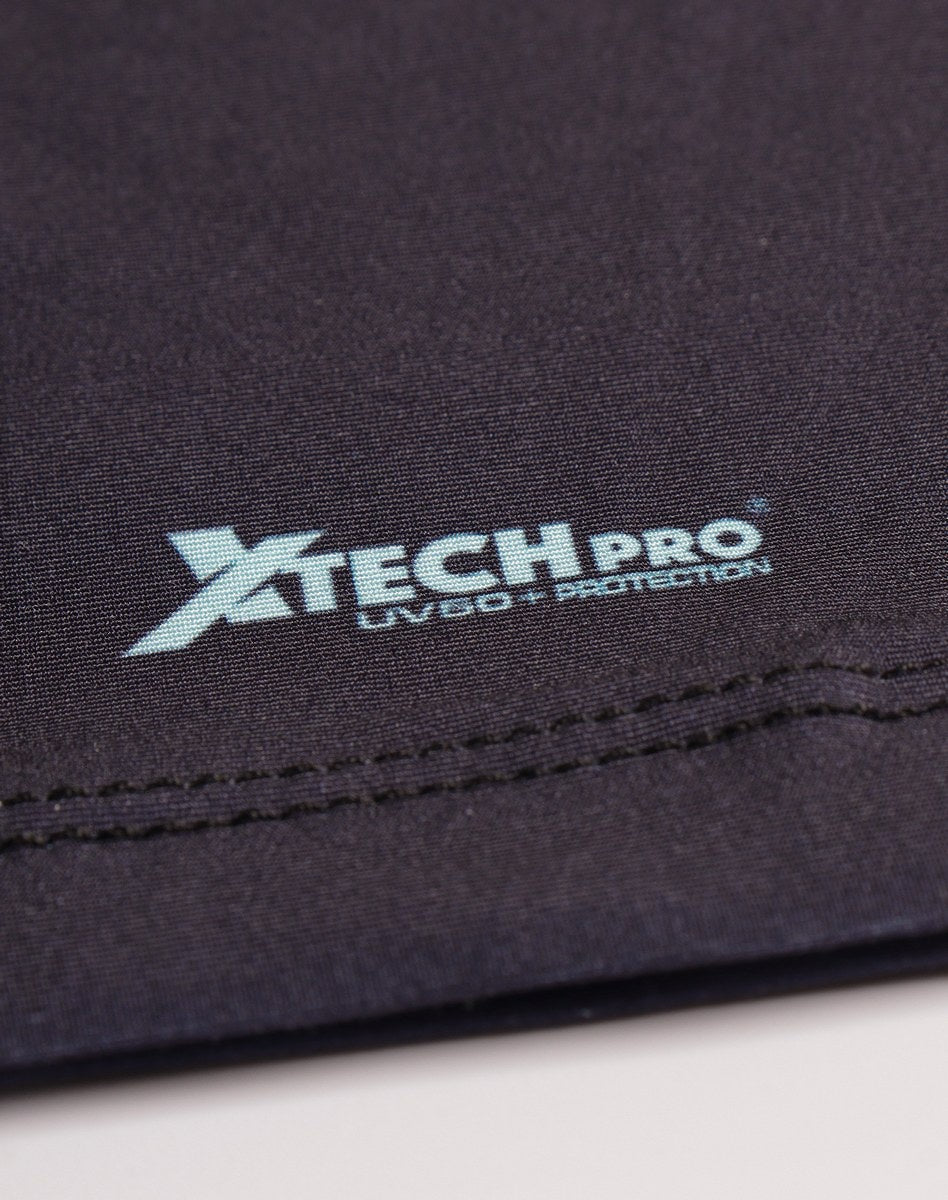 Camisa FusionX Brk Camo Distorções Azul com Capuz e Proteção UV50+ - Brk Fishing