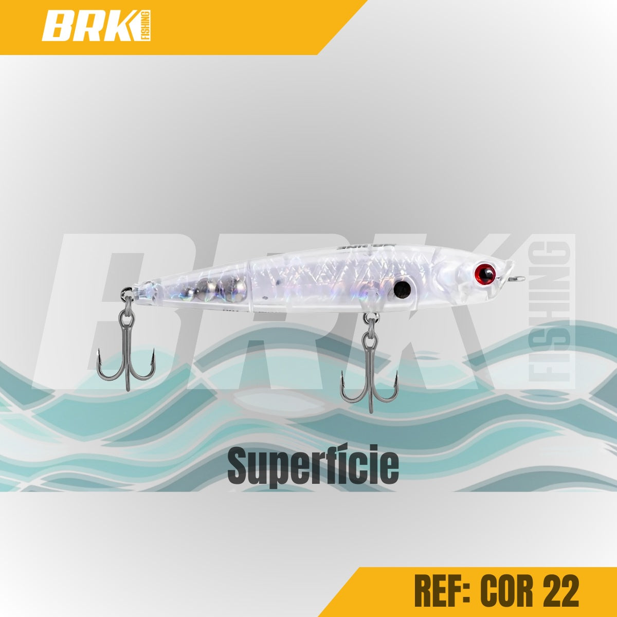 Isca Artificial Marine Sports Animal 100 Superfície - Brk Fishing