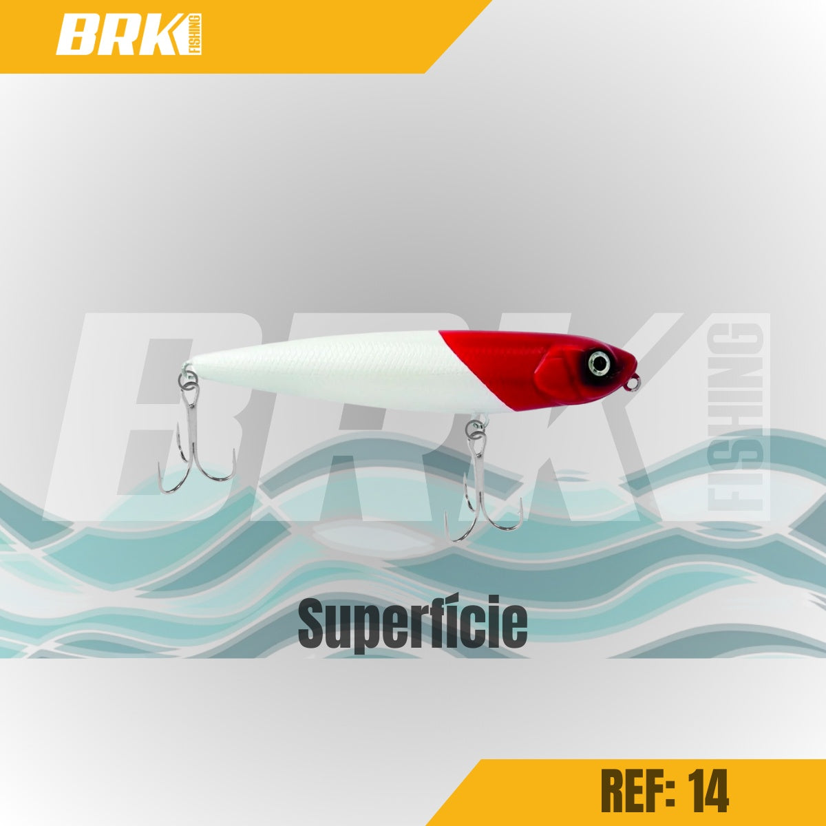 Isca Artificial Marine Sports Top Gun 80 Superfície - Brk Fishing