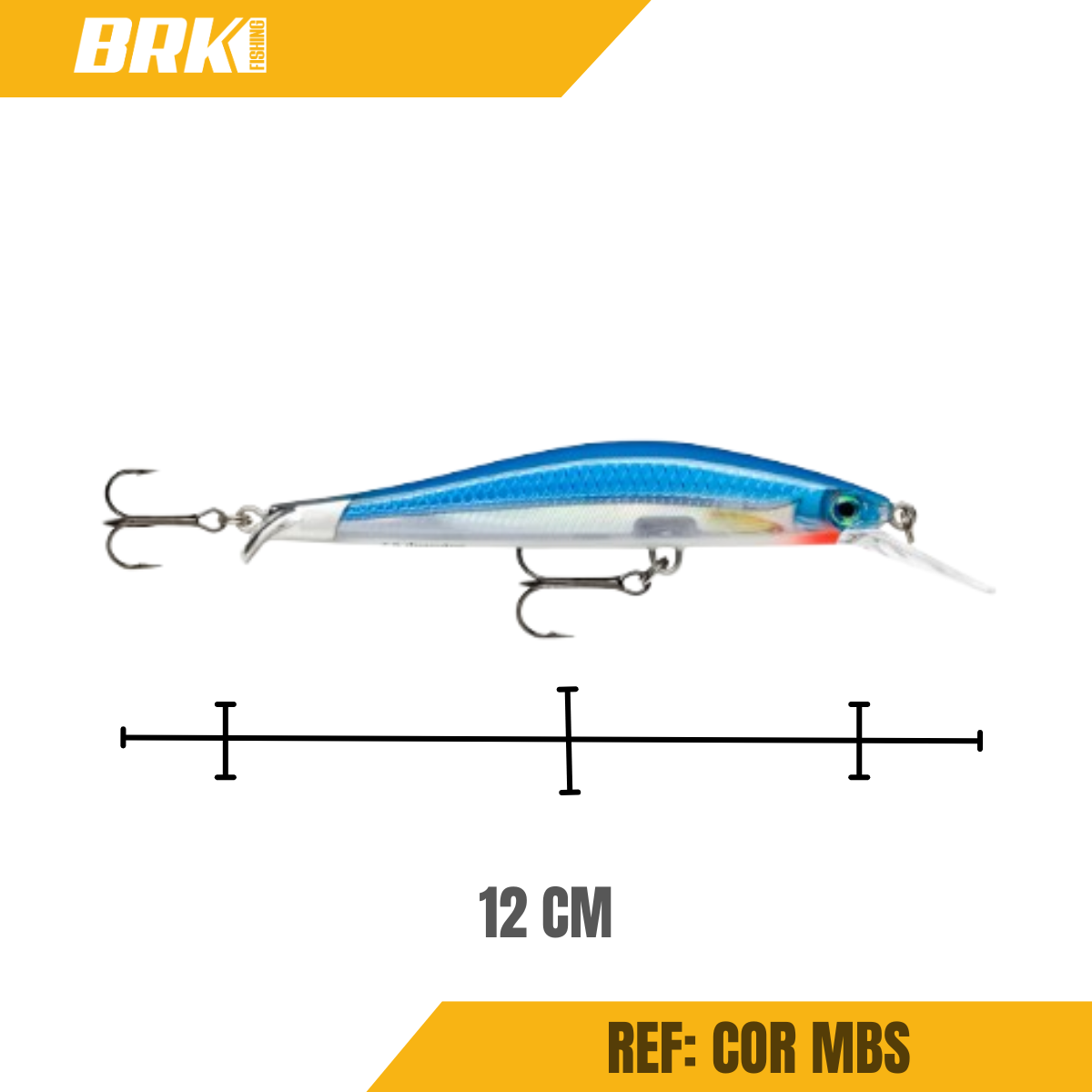 Isca Artificial Rapala RipStop Deep Meia-Água - Brk Fishing