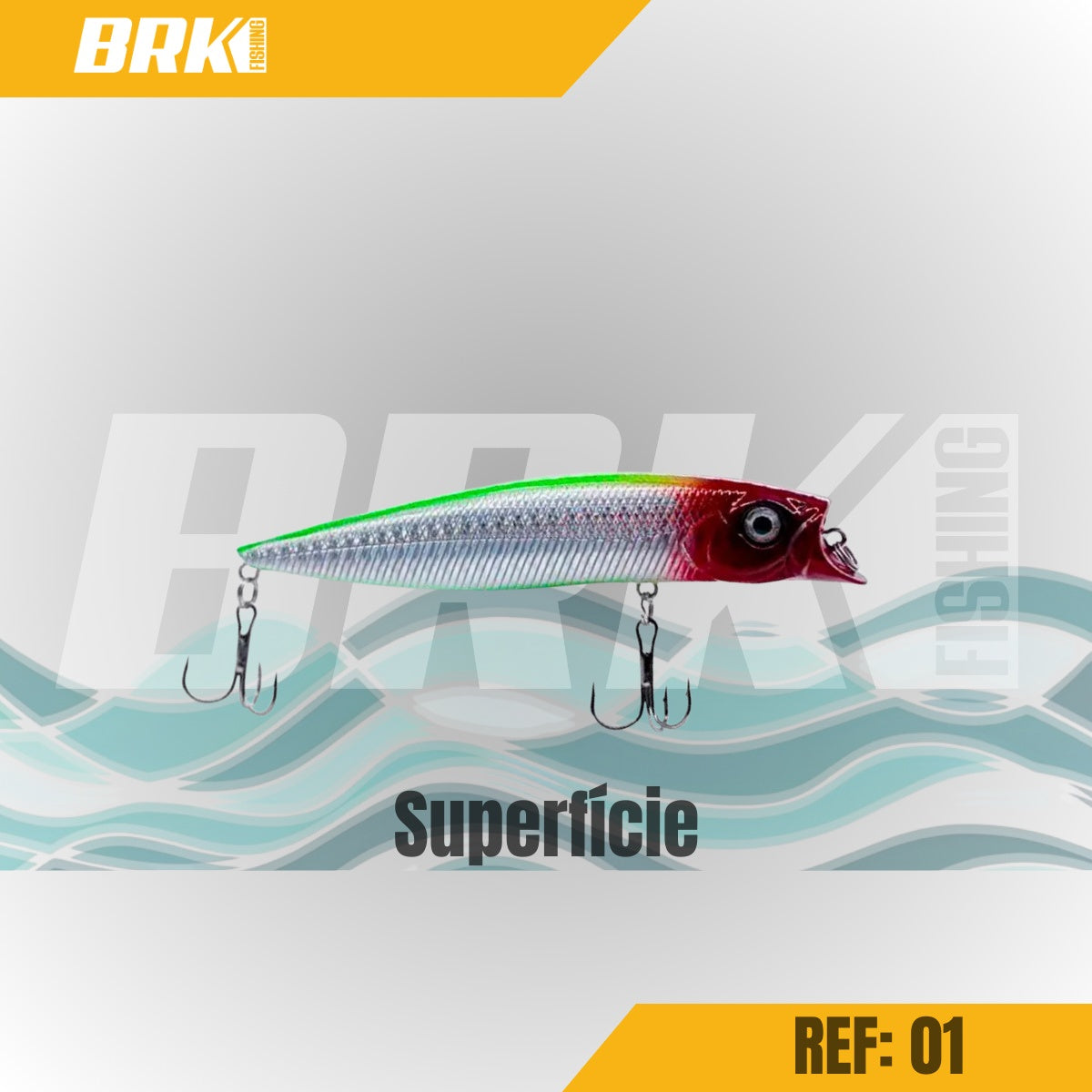 Isca Artificial Para Pesca Deyu Popper 11 CM / 14.5G