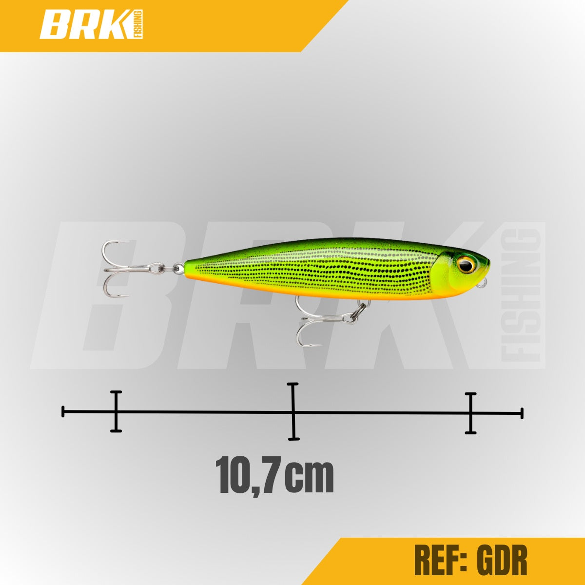 Isca Artificial Rapala Precision Xtreme Pencil EXO 107 Superfície - Brk Fishing