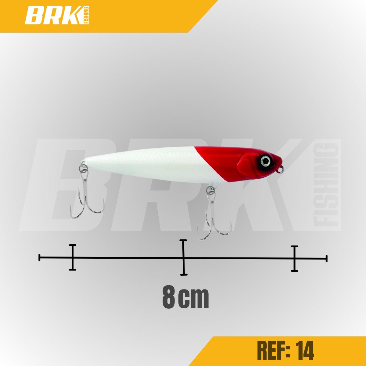 Isca Artificial Marine Sports Top Gun 80 Superfície - Brk Fishing