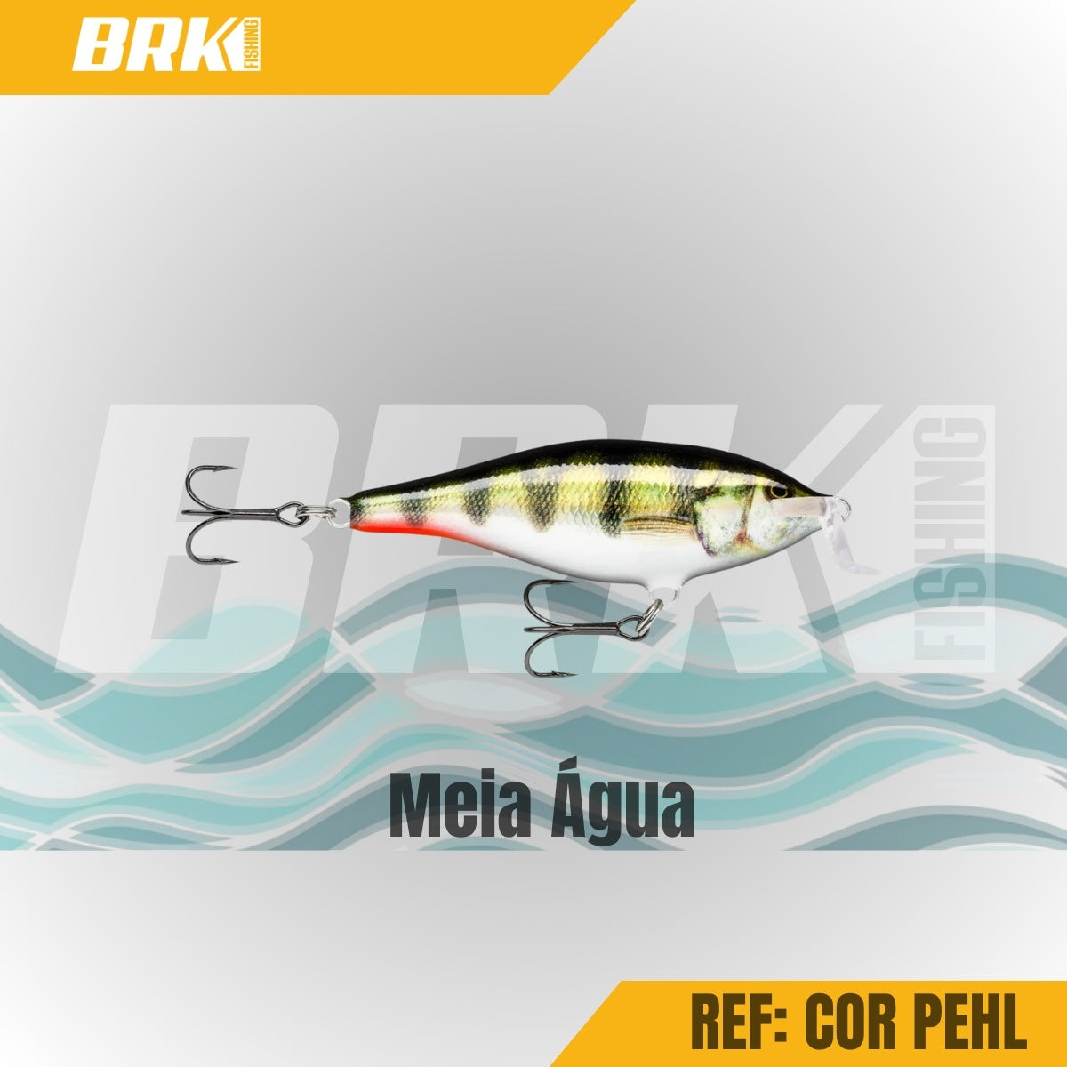Isca Artificial Rapala Shallow Shad Rap Meia-Água - Brk Fishing