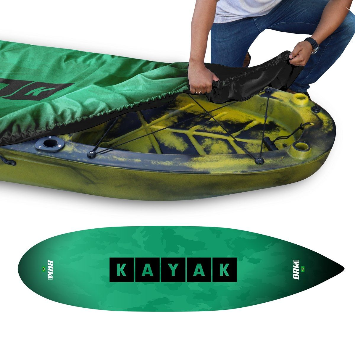 Capa de Caiaque Brk Camo Verde - Brk Fishing