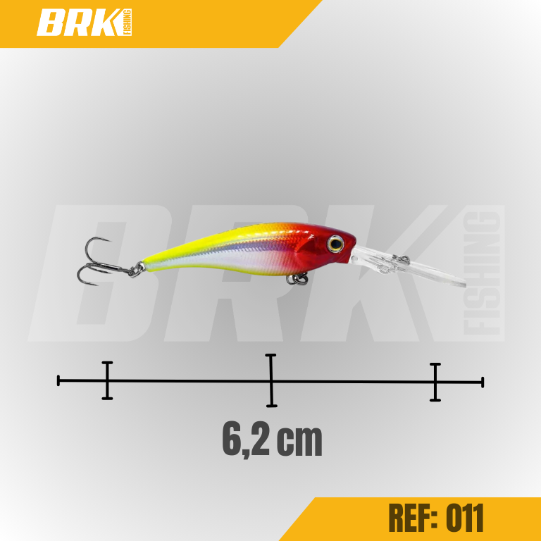 Isca Artificial Albatroz Barbelão 62 - 6,2cm 6,2g