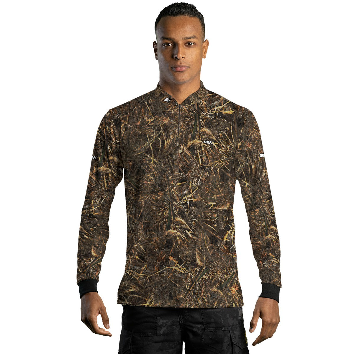 Camisa de Pesca Brk Camuflado Real Tree com Proteção com Proteção Solar UV50+ - Brk Fishing