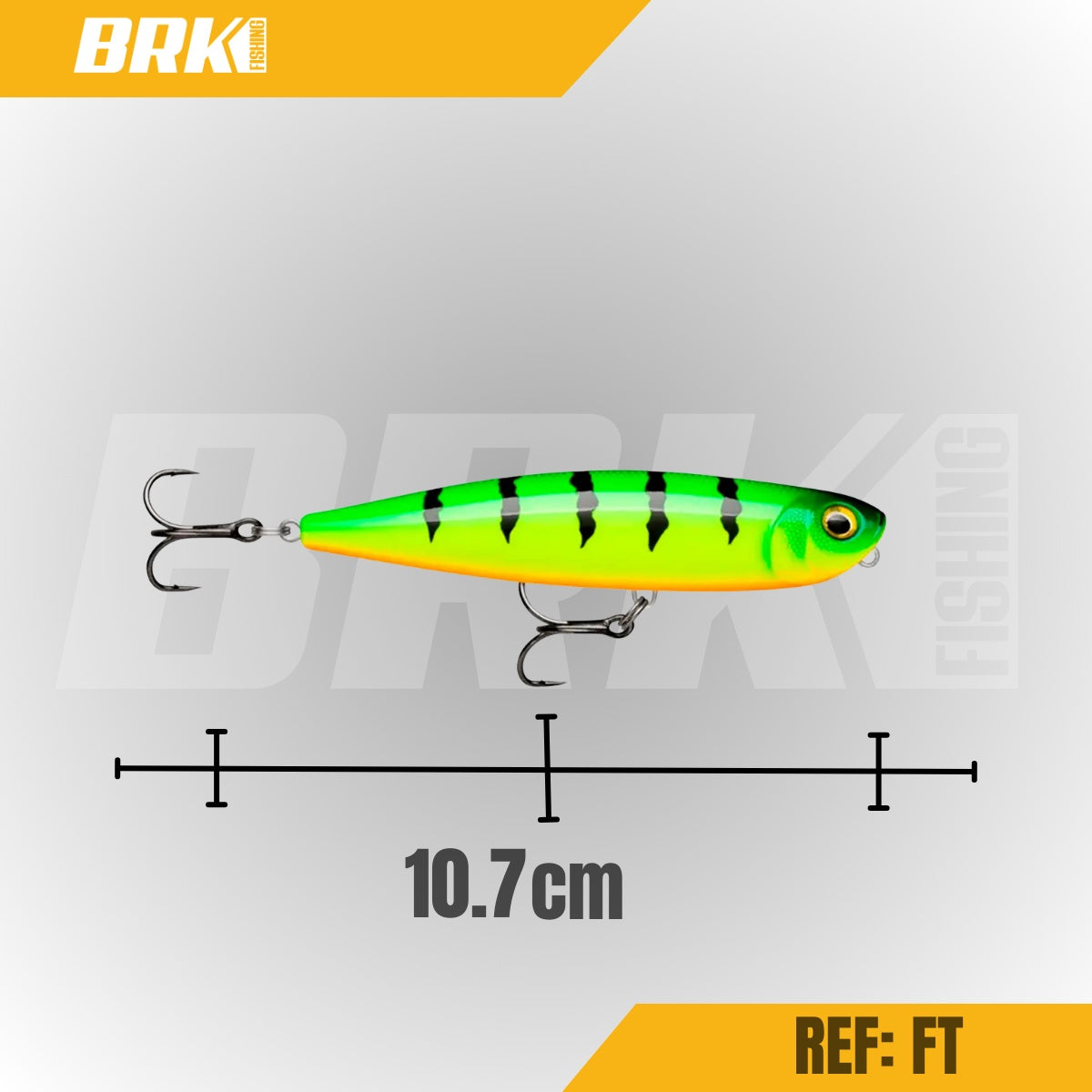 Isca Artificial Rapala Precision Xtreme Pencil 107 Superfície - Brk Fishing