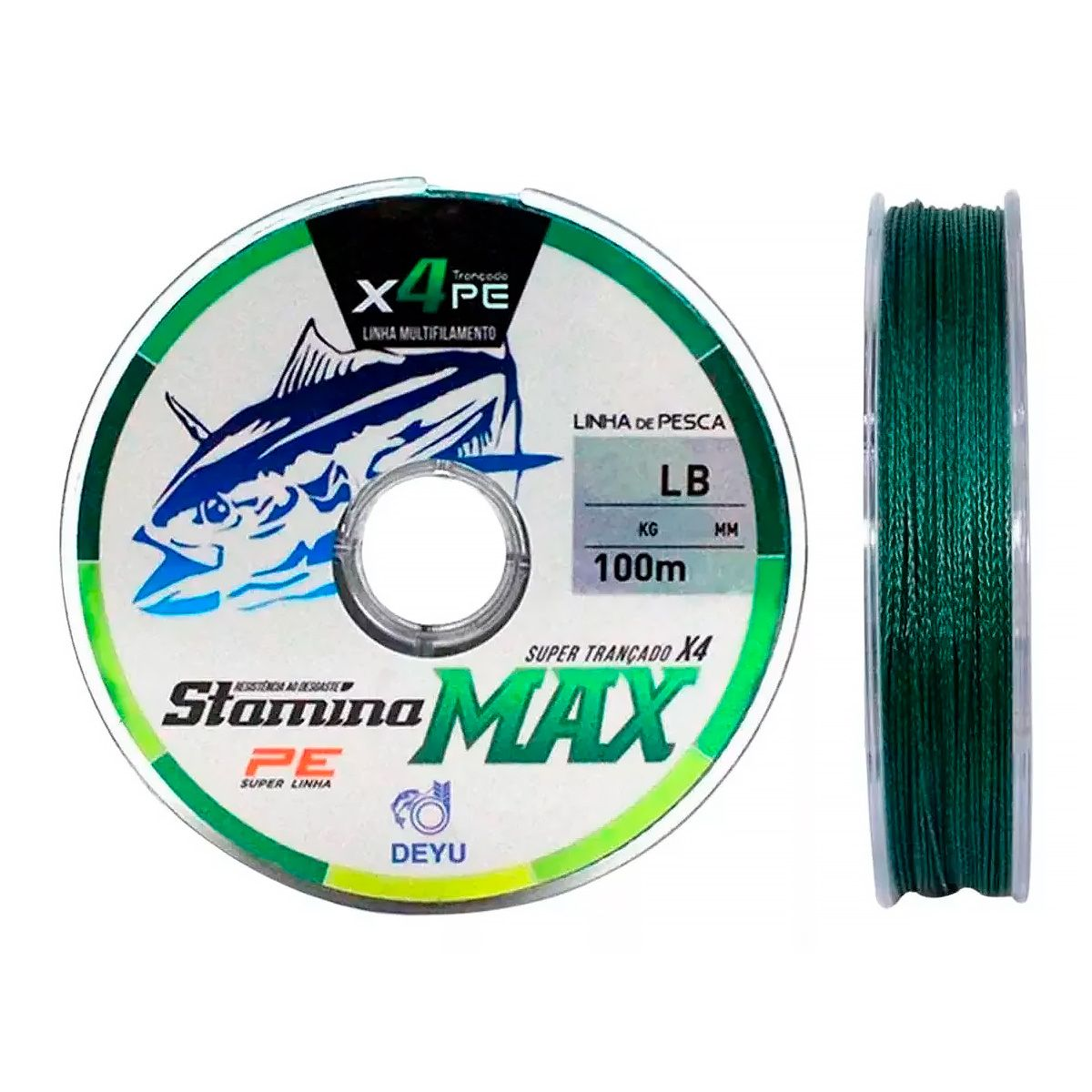 Linha de Pesca Multifilamento Deyu 4X 100m - Brk Fishing
