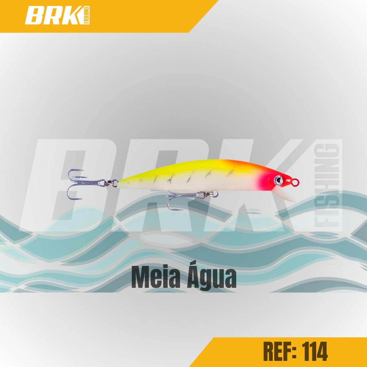 Isca Artificial Nelson Nakamura Borá 10cm 11g Meia-água - Brk Fishing