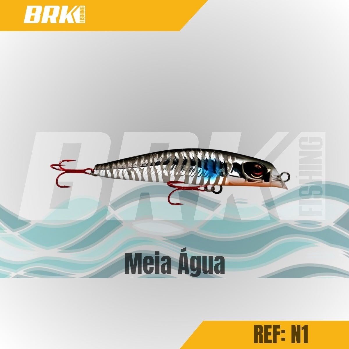 Isca Artificial Marine Sports Rei do Rio 80 Meia-Água - Brk Fishing